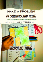 Make a Problem of Squares and Tiling, Hardcover Black and White Book Cover
