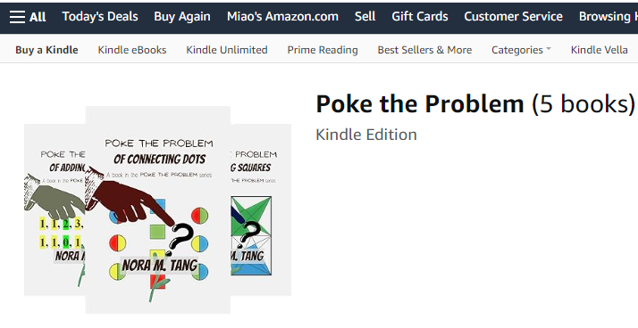 Poke the Problem series page on Amazon